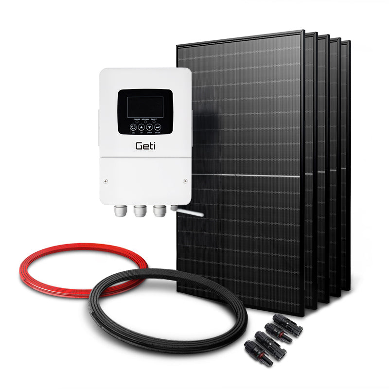 Sada pro solární ohřev vody GETI GWH03W 2275Wp 5x PV TRINA