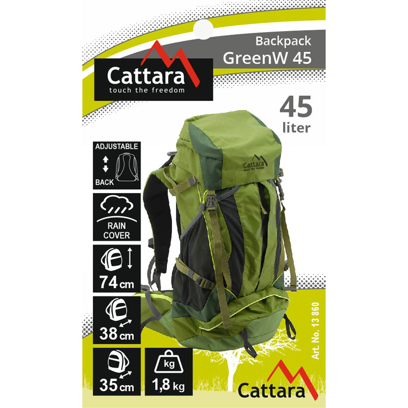 Batoh CATTARA 13860 GreenW 45l
