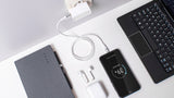 Kabel REBEL RB-6001-100-W USB/USB-C 1m White