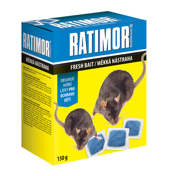 Nástraha proti myším, krysám a potkanům RATIMOR 150g