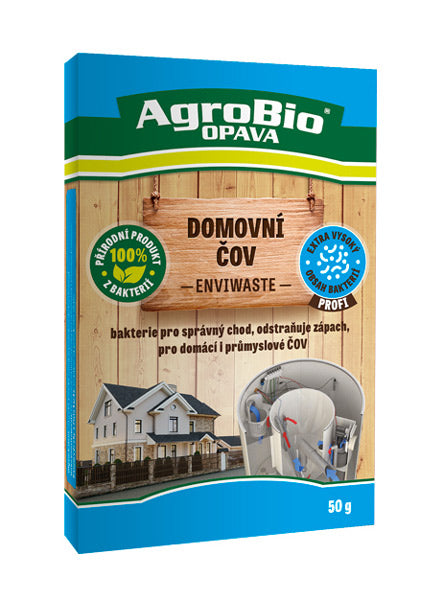 Přípravek k rozkladu organických nečistot v domovních odpadech AGROBIO Enviwaste 50g