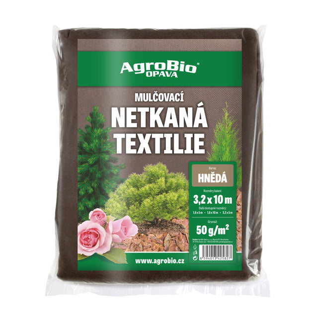 Netkaná textílie AGROBIO 3,2x10m hnědá