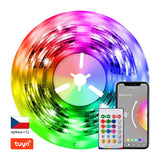 Smart LED pásek 12V IP65 24W RGB IMMAX NEO 07726L 5m WiFi Tuya