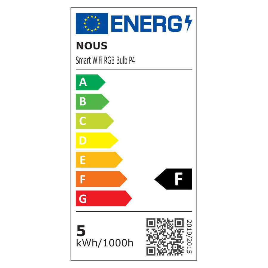 Smart LED žárovka E14 4,5W RGB NOUS P4/2pack WiFi Tuya sada 2ks