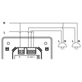 Smart vypínač osvětlení IMMAX NEO 07513L WiFi Tuya