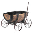 Květináč Woodeff 817 Whiskey barel wagon