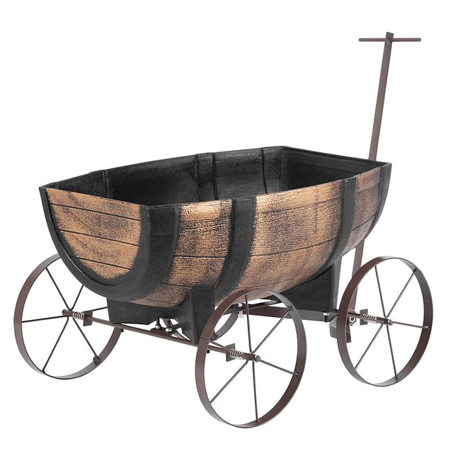 Květináč Woodeff 817 Whiskey barel wagon