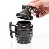 Hrnek GADGET MASTER Grenade Mug with PIN Black