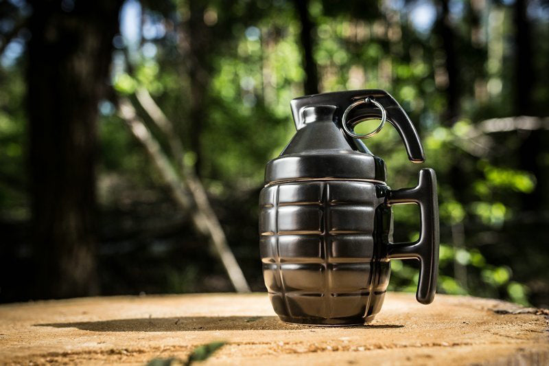 Hrnek GADGET MASTER Grenade Mug with PIN Black