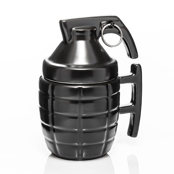 Hrnek GADGET MASTER Grenade Mug with PIN Black