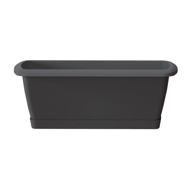 Truhlík s miskou RESPANA SET antracit 88,5cm