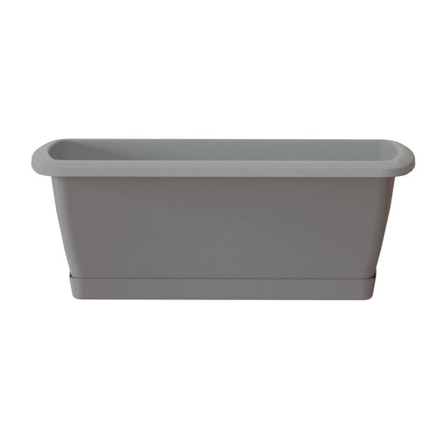 Truhlík s miskou RESPANA SET šedý kámen 88,5cm