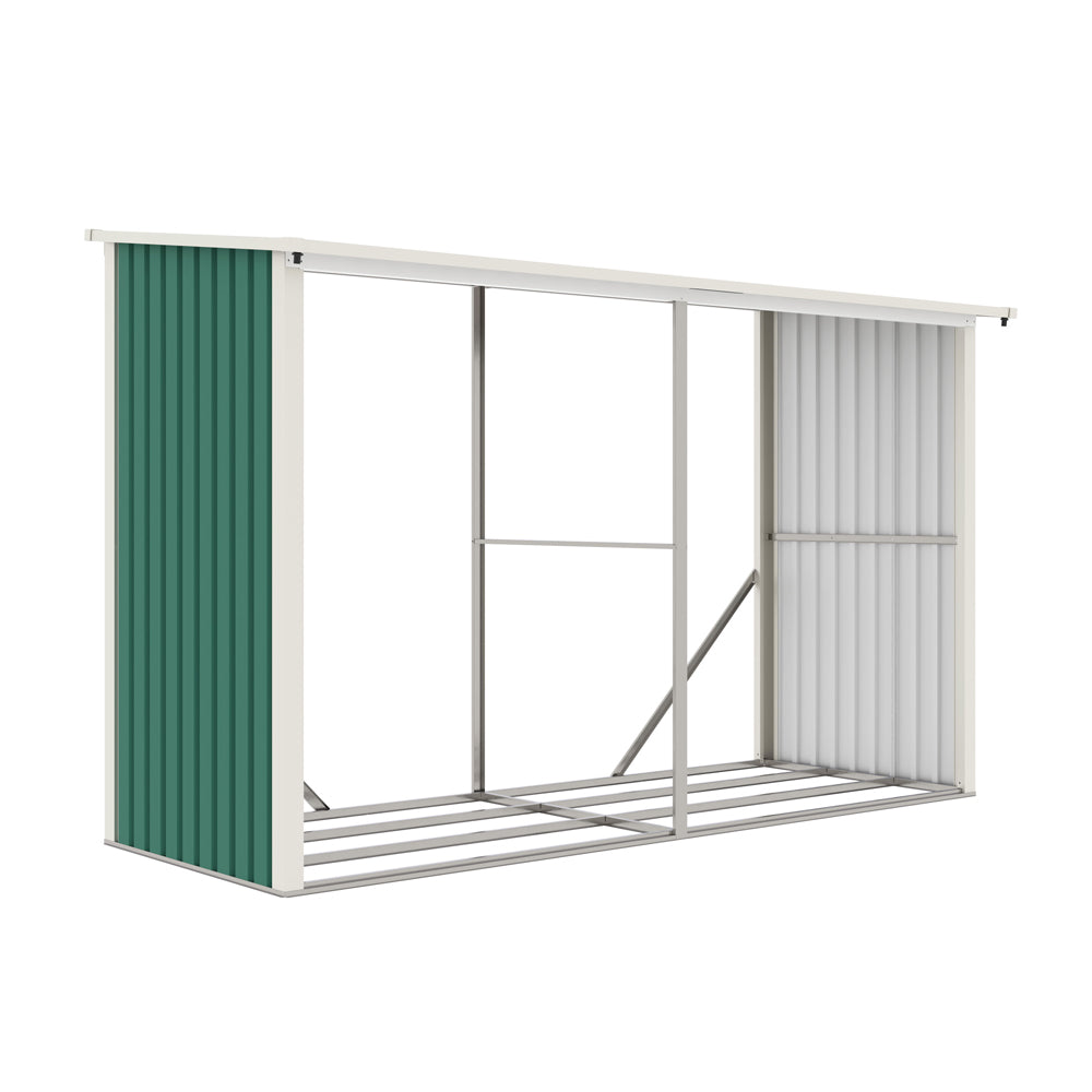 Přístřešek na dřevo G21 WOH 682 302x119cm Green