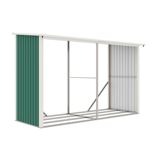 Přístřešek na dřevo G21 WOH 682 302x119cm Green