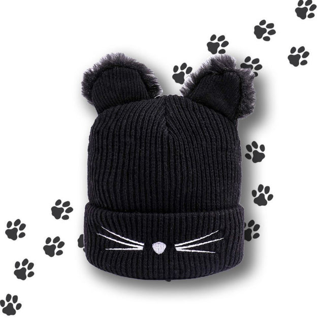 Čepice kočičí 4L černá