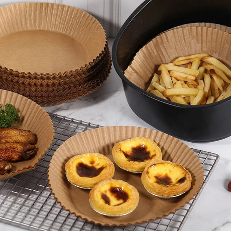 Papír na pečení BEWELLO BW1020D do fritézy 23cm 50ks