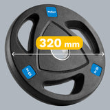 Sada litinových závaží REBEL RBA-2110 2x10kg