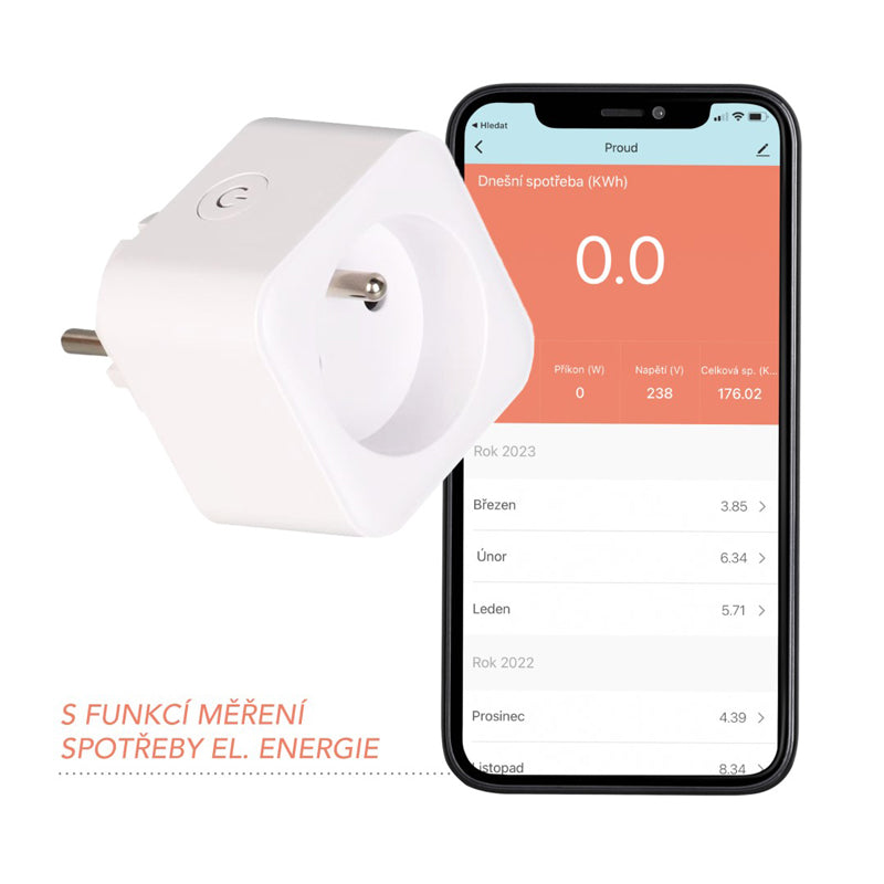 Smart zásuvka IMMAX NEO 07786C ZigBee Tuya sada 3ks