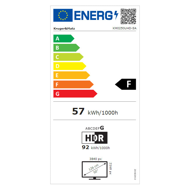 Televizor KRUGER & MATZ KM0250UHD-SA SMART TV 50"
