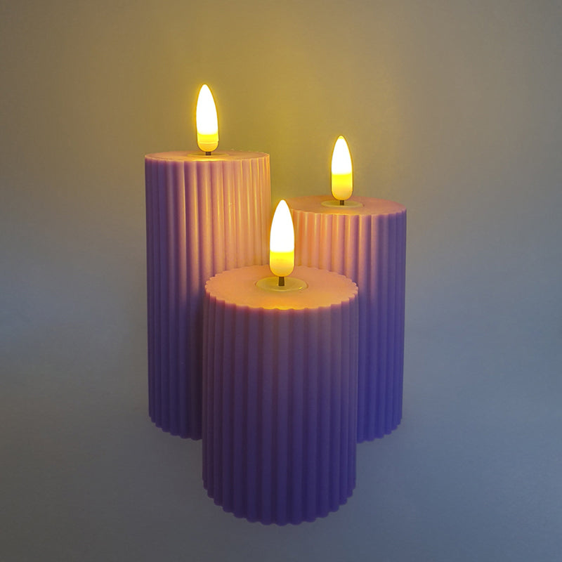 LED svíčka HOME DECOR HD-140 sada 3ks