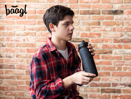 Láhev na vodu BAAGL Black 800ml