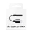 Adaptér SAMSUNG EE-UC10 USB-C / JACK 3,5mm (pro poslech hudby) Black