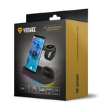 Nabíjecí stanice Qi YENKEE YAC 5310 BK 3v1 pro Samsung