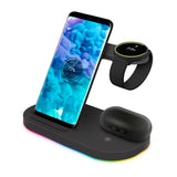 Nabíjecí stanice Qi YENKEE YAC 5310 BK 3v1 pro Samsung