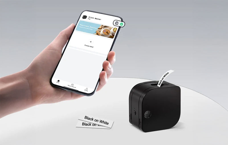 Tiskárna štítků PHOMEMO P12 Pro Black