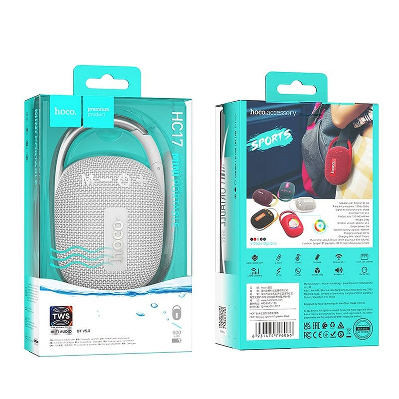 Mini Reproduktor Bluetooth HOCO HC17 Grey