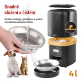 Automat na krmivo EMOS Pet Care, 4 l, černý