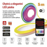 Smart LED pásek 33W RGBIC EMOS ZPW513I Neon 5m WiFi Tuya