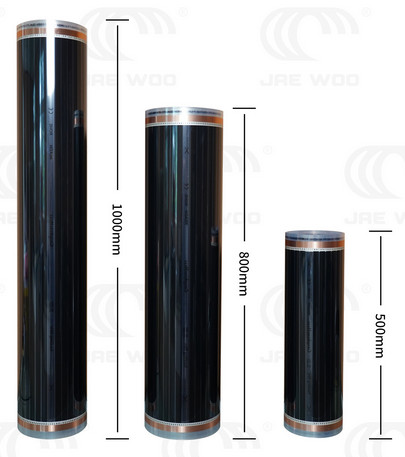 Topná fólie 220W/m2, šířka 100cm
