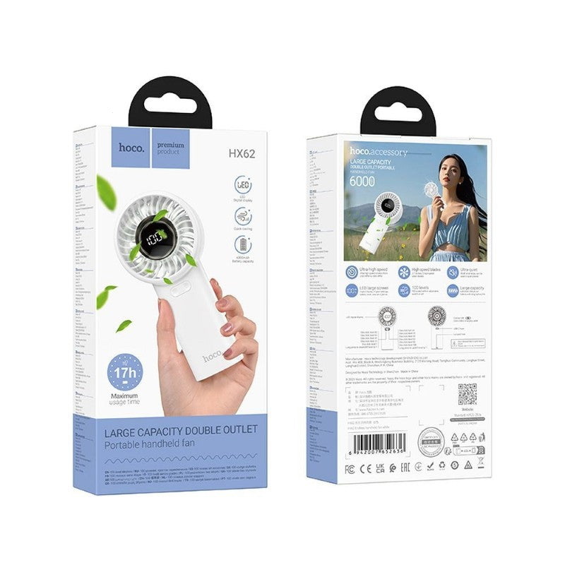 Mini ventilátor HOCO HX62 White