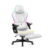 Křeslo herní HUZARO Force 4.6 RGB White Mesh