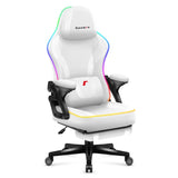 Křeslo herní HUZARO Force 4.6 RGB White Mesh
