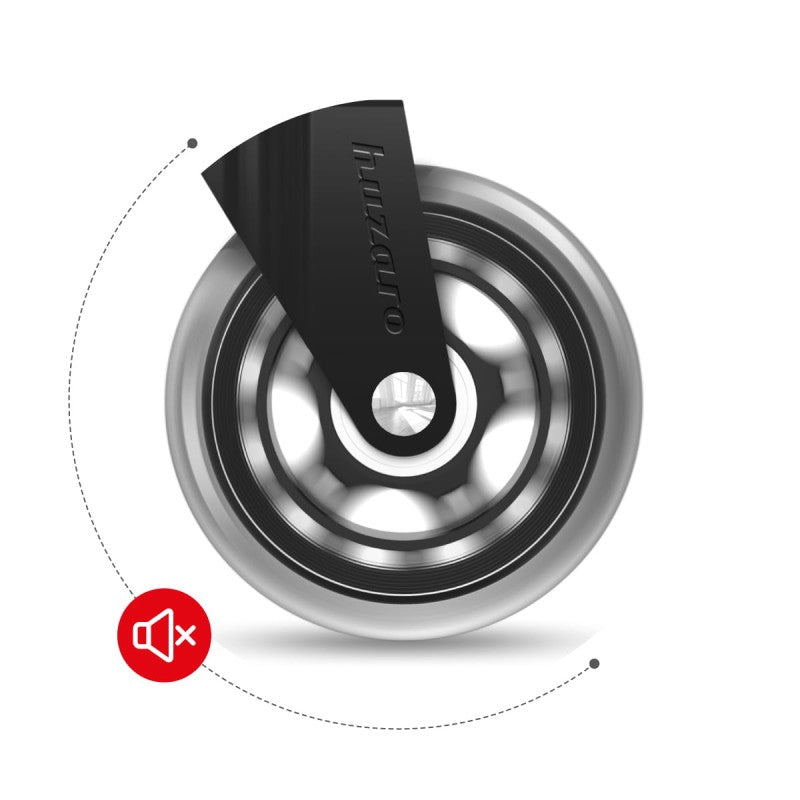 Kolečka na židli HUZARO Casters 2.0 Black