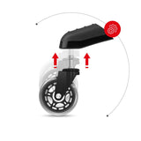 Kolečka na židli HUZARO Casters 2.0 Black