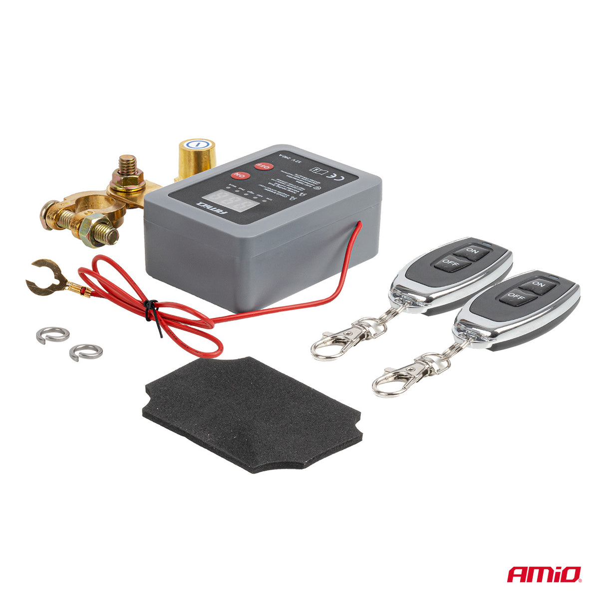 Dálkový bateriový odpojovač 12V 240A (BATT) AMiO-04832