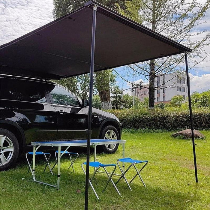 Markýza na auto boční černá 2x3m