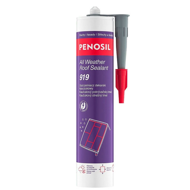 Tmel pokrývačský kaučukový PENOSIL 919 černý 280ml