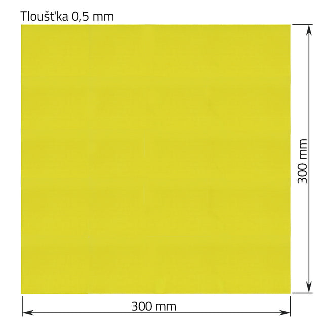 Epoxidová izolační deska 0,5 x 300 x 300 mm pro bateriové sady