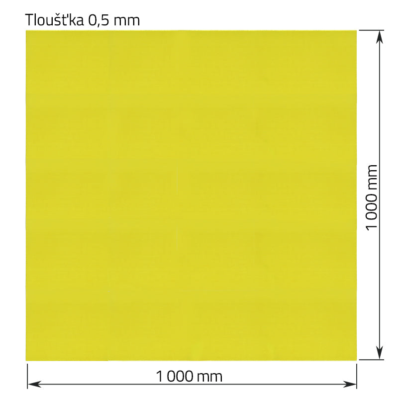 Epoxidová izolační deska 0,5 x 1000 x 1000 mm pro bateriové sady