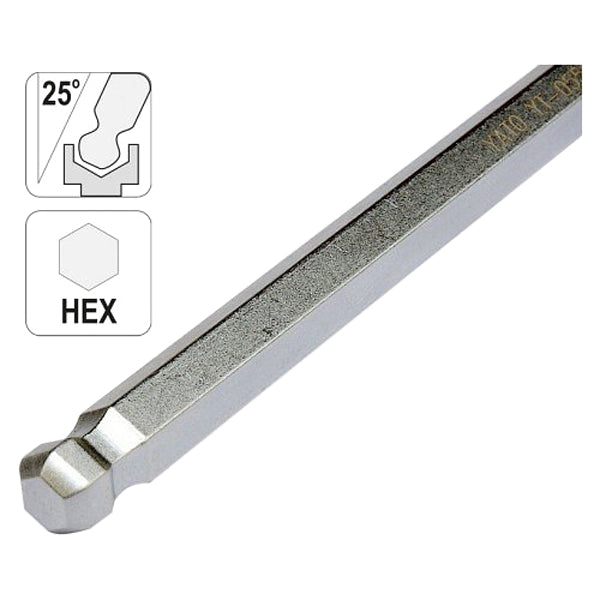 Šroubovák T imbus kulový 3mm YATO YT-05586