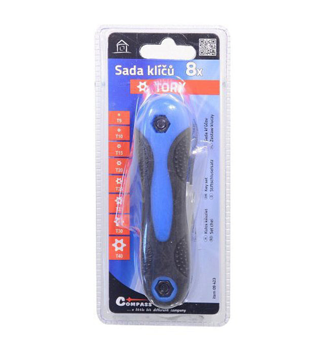 Sada klíčů TORX COMPASS 09423 8ks