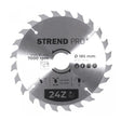 Kotouč pilový TCT pro pokosové pily 185mm 24Z STREND PRO