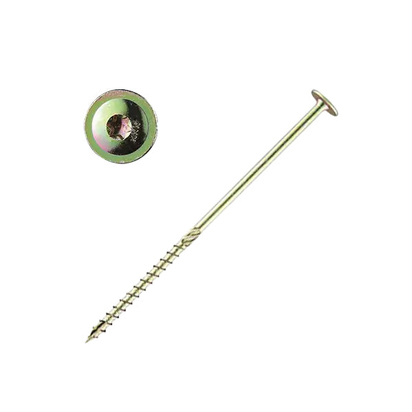 Konstrukční vrut s talířovou hlavou Torx T30 6x120mm 100ks