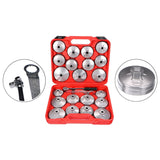Násadkové klíče na olejové filtry SIXTOL MECHANIC OIL WRENCH 23ks 1/2"