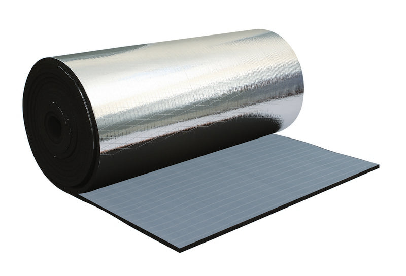Pryžová hliníková izolace samolepicí - 19mm x 1500mm (15m2)