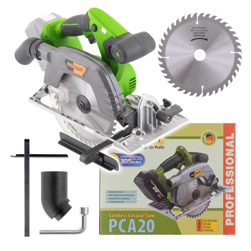 Pila okružní AKU PROCRAFT PCA20 bez akumulátoru